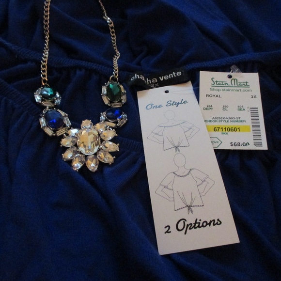 CHA CHA VENTE on/off shoulder top - sz 3X - $68.00 - Picture 2 of 4